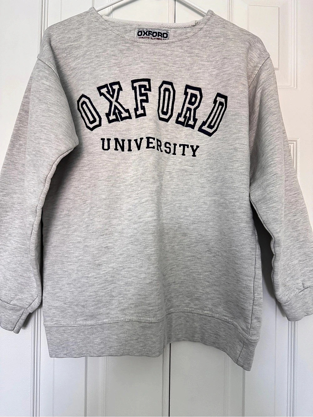 Vintage Oxford University sweatshirt Crewneck Gray Size Small
